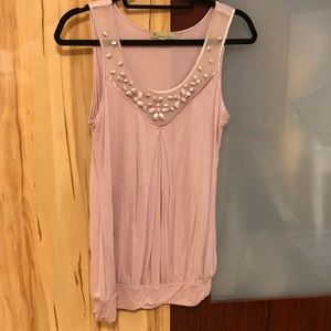 Blush pink blouse with detail